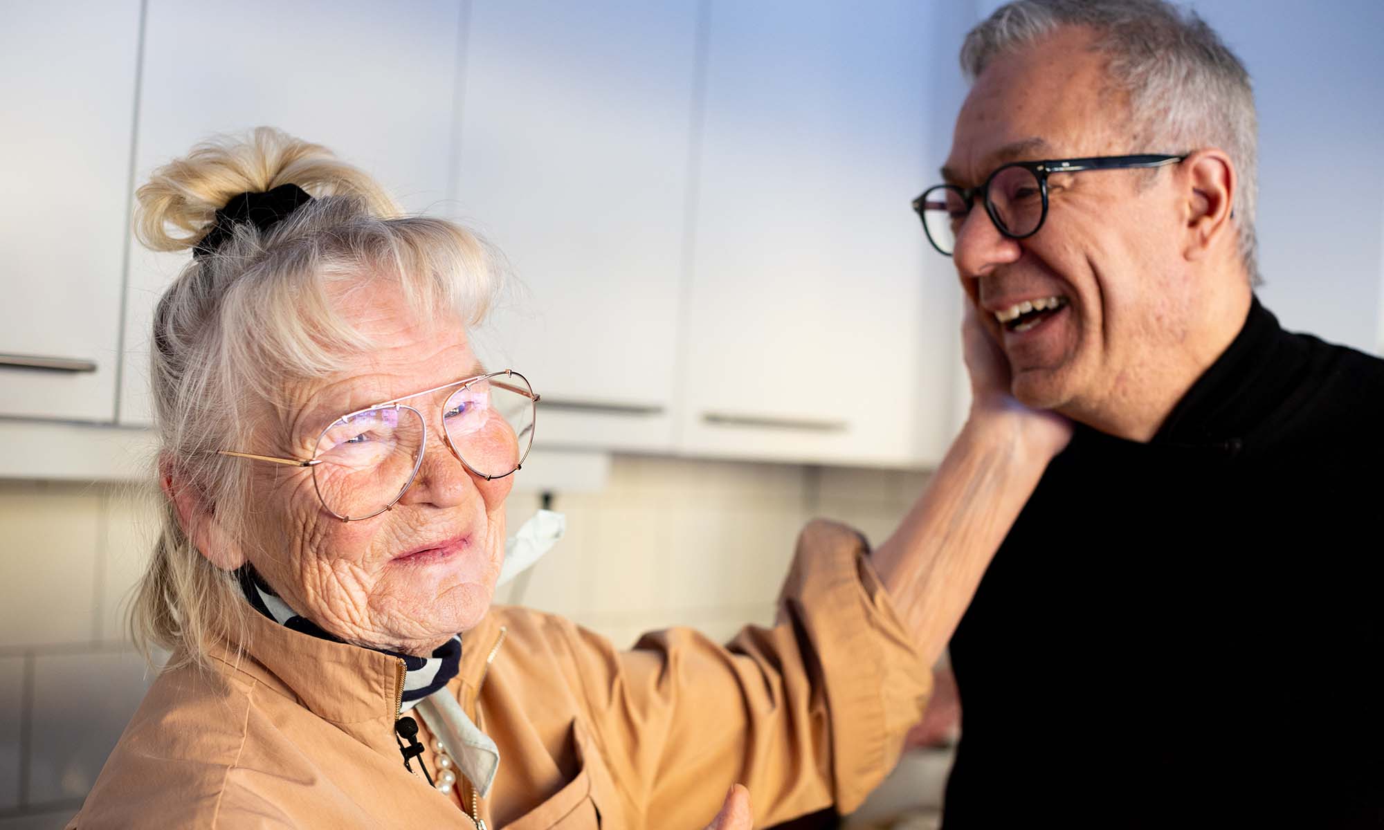 Merja och Arturo pratar pension